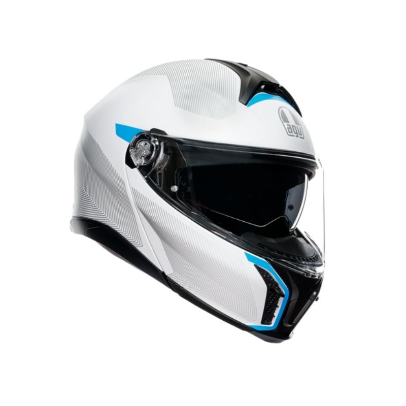 CASCO Modulare Doppia Omologazione AGV Compact ST Solid Bianco