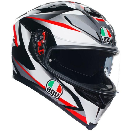 K5 S AGV E2205 MULTI MPLK - PLASMA WHITE/BLACK/RED