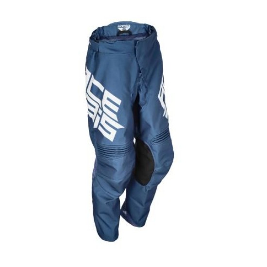 PANTALONE MX TRACK KID BLU BIANCO