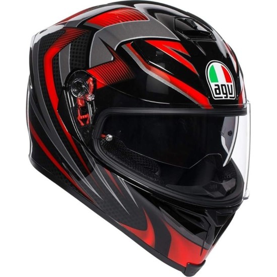 K5 S AGV E2205 MULTI MPLK - HURRICANE 2.0 BLACK/RED