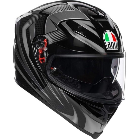 K5 S AGV E2205 MULTI MPLK - HURRICANE 2.0 BLACK/SILVER